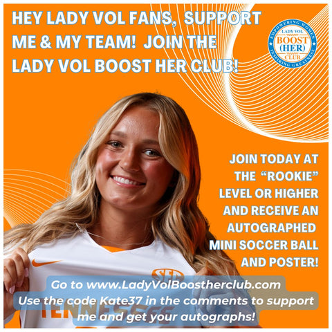 Join Today- New Lady Vol Boost Her Club Memberships