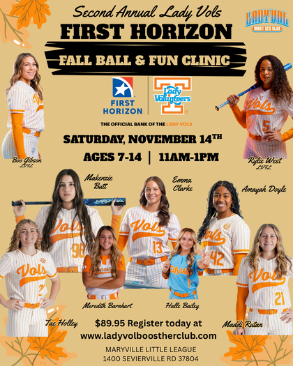 Lady Vol Fall Ball & Fun Clinic