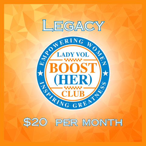 Lady Vol BOOST (HER) CLUB $20 Monthly Donation