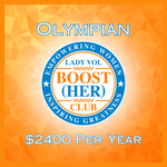 Lady Vol BOOST (HER) CLUB FULL YEAR "OLYMPIAN" Membership