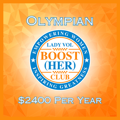 Lady Vol BOOST (HER) CLUB FULL YEAR "OLYMPIAN" Membership