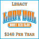 * Lady Vol Boost Her Club FULL YEAR "LEGACY" Membership