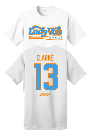 * NEW-2025/26 Emma Clarke Lady Vol Softball Shirzee T-Shirt- PRE-ORDER