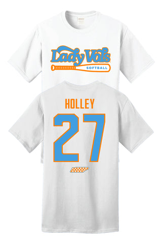 * NEW-2025/26 Taelyn Holley Lady Vol Softball Shirzee T-Shirt- PRE-ORDER