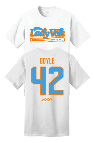 * NEW-2025/26 Amayah Doyle Lady Vol Softball Shirzee T-Shirt- PRE-ORDER