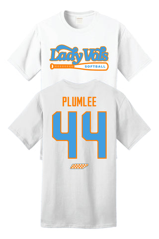 * NEW-2025/26 Kailey Plumlee Lady Vol Softball Shirzee T-Shirt- PRE-ORDER