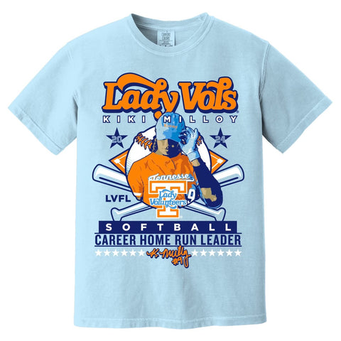 * Lady Vol KIKI MILLOY- All Time Lady Vol Home Run Leader T-Shirt