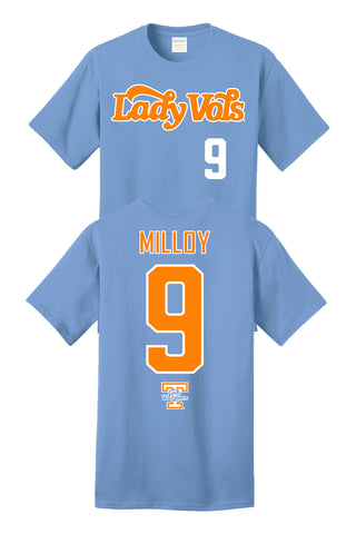 * Lady Vol KIKI MILLOY- #9 Shirzee T-Shirt