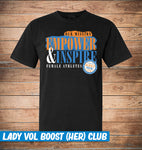 Lady Vol Boost (HER) CLUB "EMPOWER & INSPIRE" T-shirt